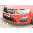 Rieger lipa pod přední nárazník pro Škoda Octavia RS 5E combi, sedan před faceliftem, 06/13-01/17, plast ABS bez povrchové úpravy