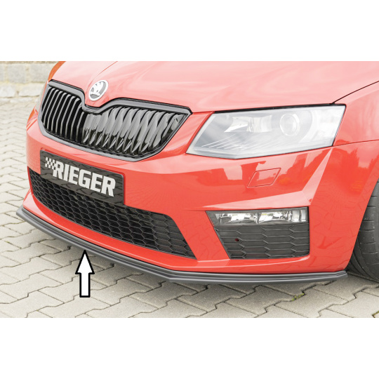 Rieger lipa pod přední nárazník pro Škoda Octavia RS 5E combi, sedan před faceliftem, 06/13-01/17, plast ABS bez povrchové úpravy Rieger lipa pod přední nárazník pro Škoda Octavia RS 5E combi, sedan před faceliftem, 06/13-01/17, plast ABS bez povrchové úpravy