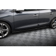 Maxton Design difuzory pod boční prahy pro Renault Megane GT Mk3 Facelift, černý lesklý plast ABS