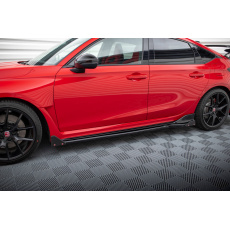 Maxton Design difuzory pod boční prahy s křidélky ver.1 pro Honda Civic Mk11 Type-R, černý lesklý plast ABS Maxton Design difuzory pod boční prahy s křidélky ver.1 pro Honda Civic Mk11 Type-R, černý lesklý plast ABS