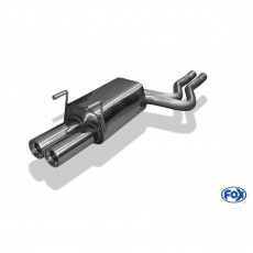 Fox Sportauspuff koncový tlumič výfuku s koncovkou 2x90 Typ 13 pro Mercedes třída S C140, W140 s motorem 4.2, 5.0, 6.0