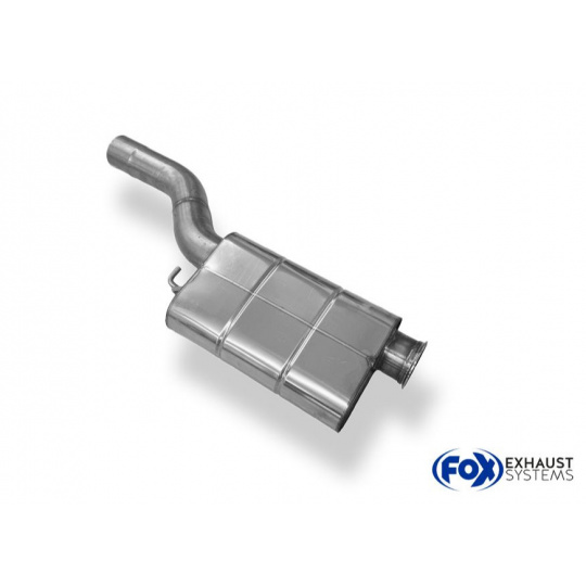 Fox Sportauspuff středový tlumič pro Audi RS4 B5 s motorem 2.7