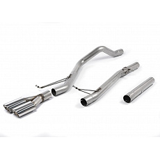 Milltek Sport výfukový systém DPF-Back bez rezonátoru (hlasitější) pro Volkswagen Transporter \ Caravelle T6 LWB 150/180/204PS 2.0l BiTDI 2WD a 4MOTION 2015-2024, typ koncovek: GT-100 leštěné