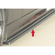 Rieger spoiler pod boční práh mont. strana pro BMW řada 3 E91 touring, r.v. 09/08-, plast ABS bez povrchové úpravy, levá strana