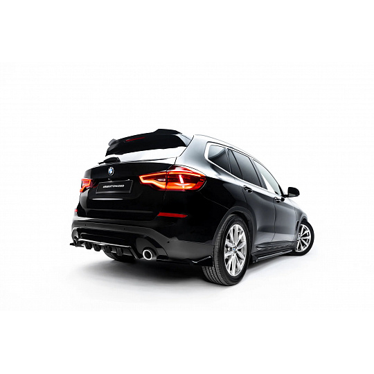 Maxton Design spoiler pod zadní nárazník s žebrováním v.2 pro BMW X3 G01, černý lesklý plast ABS Maxton Design spoiler pod zadní nárazník s žebrováním v.2 pro BMW X3 G01, černý lesklý plast ABS