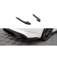 Maxton Design boční difuzory pod zadní nárazník ver.2 pro Kia Optima Mk4 Facelift, černý lesklý plast ABS