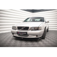 Maxton Design spoiler pod přední nárazník pro Volvo C70 Mk1, černý lesklý plast ABS