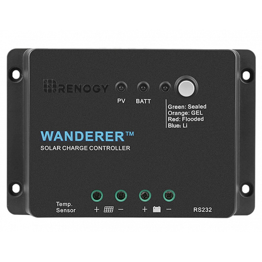 Renogy PWM regulátor nabíjení 12V 30A Wanderer Li