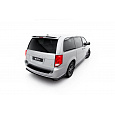 Maxton Design prodloužení spoileru pro Dodge Grand Caravan Mk5 Facelift, černý lesklý plast ABS
