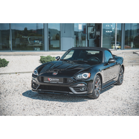 Maxton Design spoiler pod přední nárazník pro Fiat 124 Spider Abarth, černý lesklý plast ABS Maxton Design spoiler pod přední nárazník pro Fiat 124 Spider Abarth, černý lesklý plast ABS