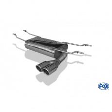 Fox Sportauspuff koncový příčný tlumič s koncovkou 2x70 Typ 16 pro Mazda MX5 ND 2015- s motorem 1.5, 2.0