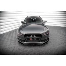 Maxton Design spoiler pod přední nárazník ver.3 pro Audi S4 B8 FL, černý lesklý plast ABS, Sedan/Avant Maxton Design spoiler pod přední nárazník ver.3 pro Audi S4 B8 FL, černý lesklý plast ABS, Sedan/Avant