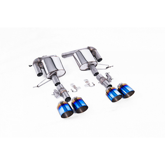 Milltek Sport koncový tlumič(e) s klapkami pro Range Rover Sport SVR 5.0 V8 Supercharged (Facelift) 2018-2022, GT-115 titanově modré koncovky Milltek Sport koncový tlumič(e) s klapkami pro Range Rover Sport SVR 5.0 V8 Supercharged (Facelift) 2018-2022, GT-115 titanově modré koncovky