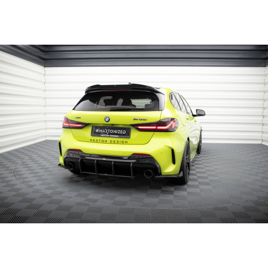 Maxton Design křidélka bočních difuzorů zad. nárazníku v.1 pro BMW řada 1 F40, plast ABS bez povrchové úpravy, M-Pack / M135i
