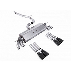 Milltek Sport výfukový systém cat-back GPF Back - bez rezonátoru (hlasitější) pro Audi S3 2.0 TFSI quattro Sedan/Cabrio 8V.2 (s GPF) 2019-2020, dvojité, kulaté, typ koncovek: GT-100 černé Milltek Sport výfukový systém cat-back GPF Back - bez rezonátoru (hlasitější) pro Audi S3 2.0 TFSI quattro Sedan/Cabrio 8V.2 (s GPF) 2019-2020, dvojité, kulaté, typ koncovek: GT-100 černé