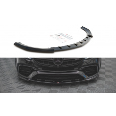 Maxton Design spoiler pod přední nárazník ver.3 pro Mercedes třída E W213/E63 AMG/Estate, černý lesklý plast ABS