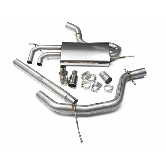 Milltek Sport výfukový systém cat-back pro Seat Leon 2.0 TDI 140PS 2004-2012, koncovka: 80mm dvojitá leštěná