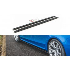 Maxton Design difuzory pod boční prahy pro Audi S4 B8, černý lesklý plast ABS, vč. faceliftu Maxton Design difuzory pod boční prahy pro Audi S4 B8, černý lesklý plast ABS, vč. faceliftu