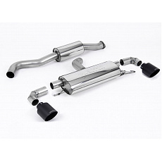 Milltek Sport výfukový systém OPF/GPF Back 3" / 76mm s rezonátorem pro Toyota Yaris GR/GR Circuit Pack 1.6T (s OPF/GPF) 2020-2024, typ koncovek: GT-115 černé