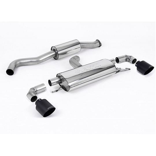 Milltek Sport výfukový systém OPF/GPF Back 3" / 76mm s rezonátorem pro Toyota Yaris GR/GR Circuit Pack 1.6T (s OPF/GPF) 2020-2024, typ koncovek: GT-115 černé
