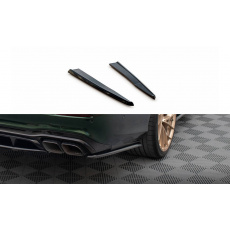 Maxton Design boční difuzory pod zadní nárazník pro Mercedes třída E W213 Facelift/63AMG, černý lesklý plast ABS