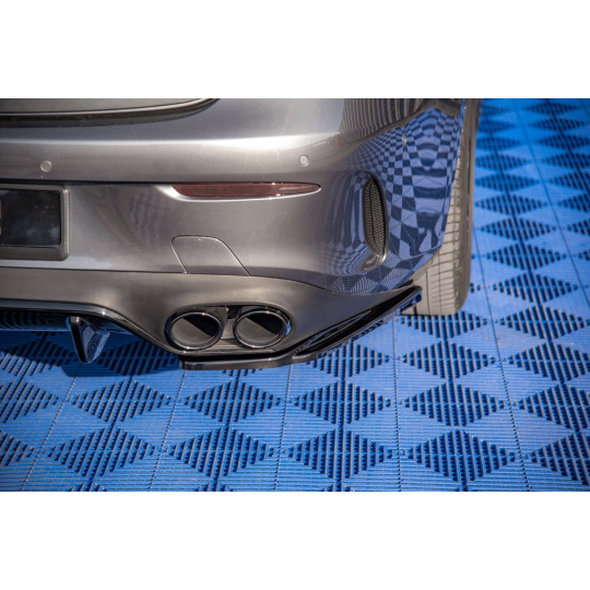 Maxton Design spoiler pod zadní nárazník pro Mercedes třída E W213/Coupe (C238)/E53 AMG, černý lesklý plast ABS
