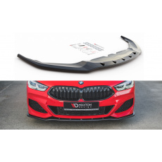 Maxton Design spoiler pod přední nárazník ver.1 pro BMW řada 8 Gran Coupe/G16, černý lesklý plast ABS