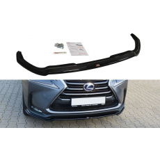 Maxton Design spoiler pod přední nárazník ver.1 pro Lexus NX Mk1, černý lesklý plast ABS Maxton Design spoiler pod přední nárazník ver.1 pro Lexus NX Mk1, černý lesklý plast ABS