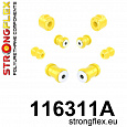 116311A: Strongflex Sada silentbloků předního zavěšení varianta SPORT
