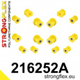 216252A: Strongflex Sada silentbloků zadního zavěšení varianta SPORT