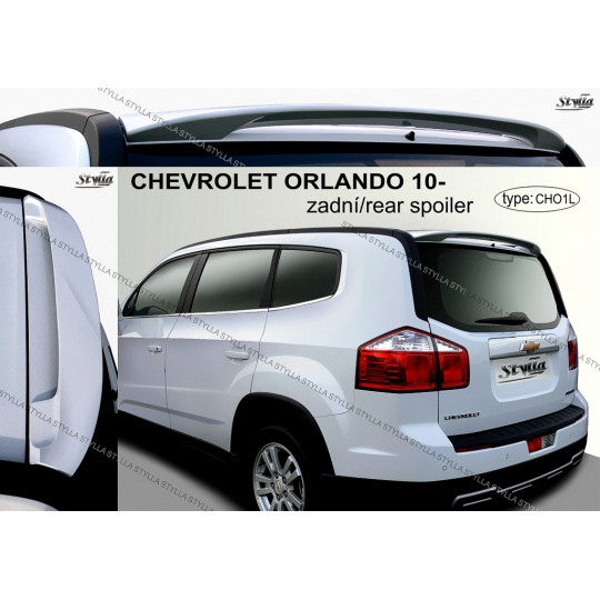 Stylla spoiler zadních dveří Chevrolet Orlando (2010-2018) - horní