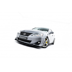 Maxton Design spoiler pod přední nárazník pro Lexus IS F-Sport Mk2 Facelift, černý lesklý plast ABS