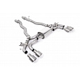 Milltek Sport Front Pipe-back od předního tlumiče Back System pro BMW řada 5 M5 /M5 Competition 4.4l Twin Turbo F90 (North American / ROW Cars) 2019-2024, GT-100 broušené titanové koncovky
