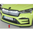 Rieger lipa pod přední nárazník pro Škoda Enyaq iV RS SUV (5AZ), 07/21-, plast ABS bez povrchové úpravy