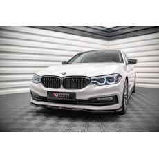 Maxton Design spoiler pod přední nárazník pro BMW řada 5 G30, černý lesklý plast ABS