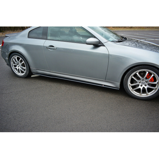 Maxton Design difuzory pod boční prahy pro Infiniti G35, černý lesklý plast ABS Maxton Design difuzory pod boční prahy pro Infiniti G35, černý lesklý plast ABS