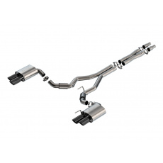 Borla Cat-Back výfukový systém "ATAK" pro Ford Mustang GT, 5l V8, automat/manual, RWD, 2-dveř., bez aktivního výfuk. ventilu, r.v. 2024-, typ koncovek: černé