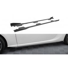 Maxton Design "Street Pro" difuzory pod boční prahy s křidélky pro Subaru BRZ Mk1 Facelift, plast ABS bez povrchové úpravy, s červenou linkou Maxton Design "Street Pro" difuzory pod boční prahy s křidélky pro Subaru BRZ Mk1 Facelift, plast ABS bez povrchové úpravy, s červenou linkou