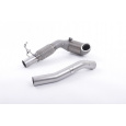 Milltek Sport litinový downpipe s Race katalyzátorem 200 Cell pro Audi TT Mk3 TTS 2.0TFSI Quattro (bez OPF/GPF) 2015-2018, pouze pro OE výfukové systémy