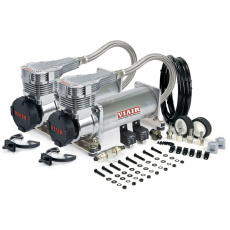 Dual Pack balení vzduchových kompresorů VIAIR 485C, 100% prac. cyklus při 200 PSI, barva: Platinum