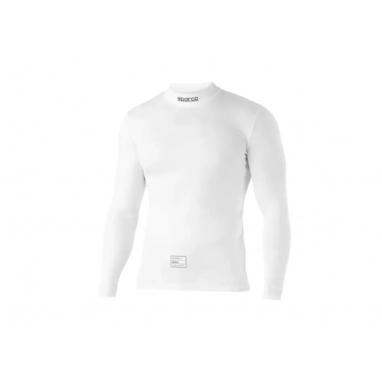 Tričko Sparco s dlouhým rukávem RW4, homologace FIA, barva: bílá, velikost: XS