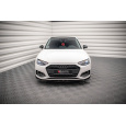 Maxton Design spoiler pod přední nárazník pro Audi A4 B9 FL, černý lesklý plast ABS
