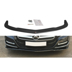 Maxton Design spoiler pod přední nárazník ver.1 pro Mercedes CLS C 218/Standard, černý lesklý plast ABS