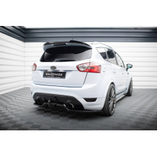 Maxton Design středový spoiler pod zadní nárazník s žebrováním pro Ford Kuga Mk1 ST, černý lesklý plast ABS Maxton Design středový spoiler pod zadní nárazník s žebrováním pro Ford Kuga Mk1 ST, černý lesklý plast ABS