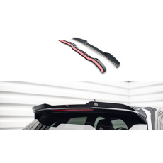 Maxton Design prodloužení spoileru pro Audi S3 8V FL, černý lesklý plast ABS, Sportback