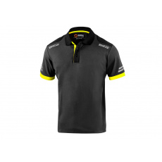 Sparco technické polo triko Toledo, barva: šedo-žlutá, velikost: XXXL