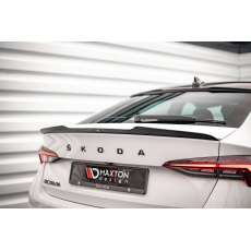 Maxton Design prodloužení spoileru pro Škoda Octavia Mk4, černý lesklý plast ABS, Liftback