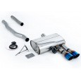 Milltek Sport výfukový systém GPF-Back s klapkami pro Mini Mk3 (F56) Mini Cooper S 2.0 Turbo (UK/EU) Facelift s GPF/OPF 2019-2024, GT-90 titanově modré koncovky