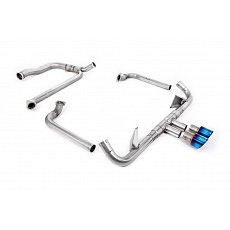 Milltek Sport kompletní výfukový systém vč. náhrady katalyzátoru pro Porsche Boxster 718 GTS 2.5T 2016-2022, typ koncovek: GT-100 titanové modré Milltek Sport kompletní výfukový systém vč. náhrady katalyzátoru pro Porsche Boxster 718 GTS 2.5T 2016-2022, typ koncovek: GT-100 titanové modré