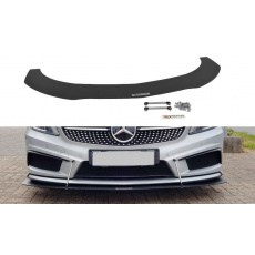 Maxton Design "Racing" spoiler pod přední nárazník pro Mercedes třída A W176/AMG-Line, plast ABS bez povrchové úpravy